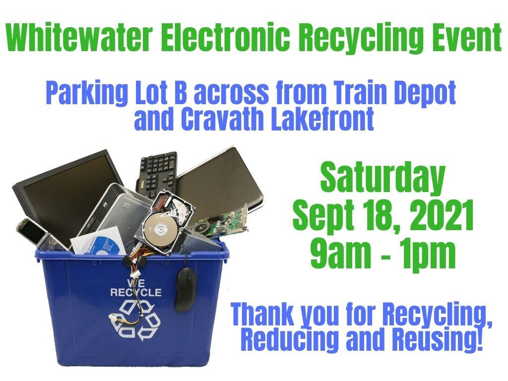 Whitewater Recycling Event 9-18-21 website