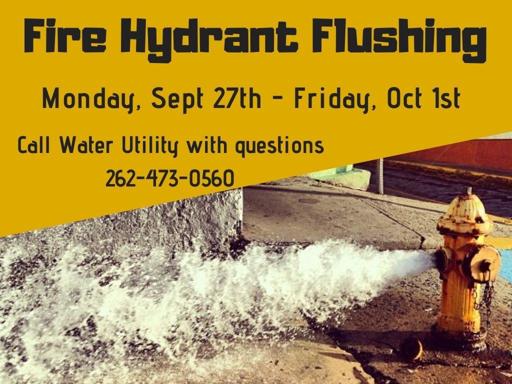 2021 Fall Fire Hydrant Flushing