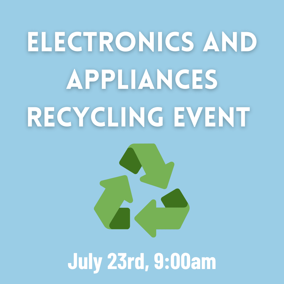 Electronics recycling event